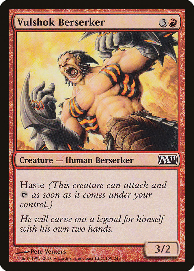 Vulshok Berserker [Core Set 2011]