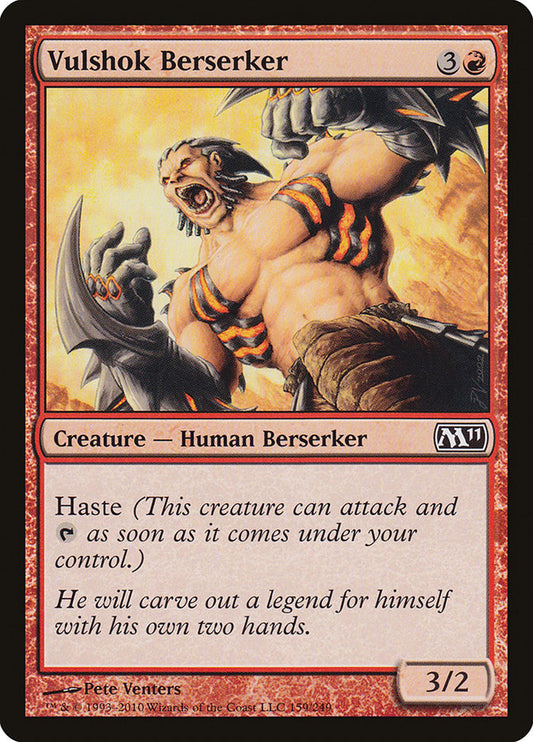 Vulshok Berserker [Core Set 2011] [Foil]