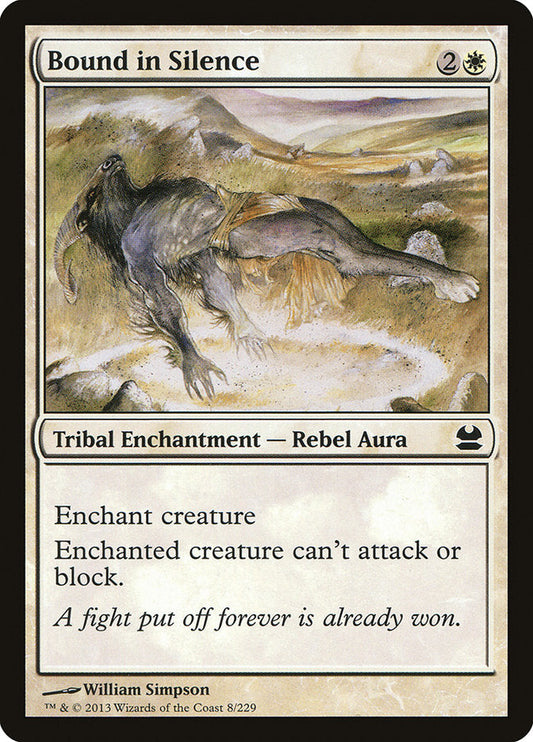 Bound in Silence [Modern Masters] [Foil]