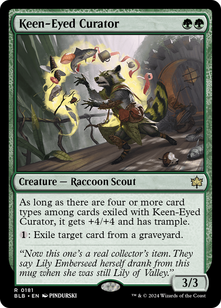 Keen-Eyed Curator [Bloomburrow] [Foil]