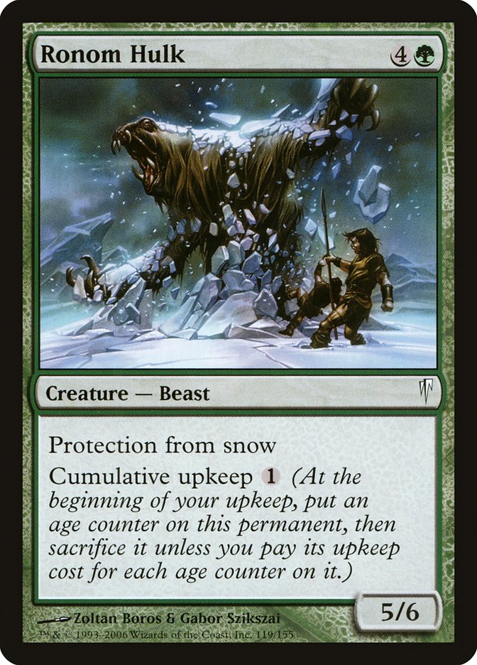 Ronom Hulk [Coldsnap] [Foil]