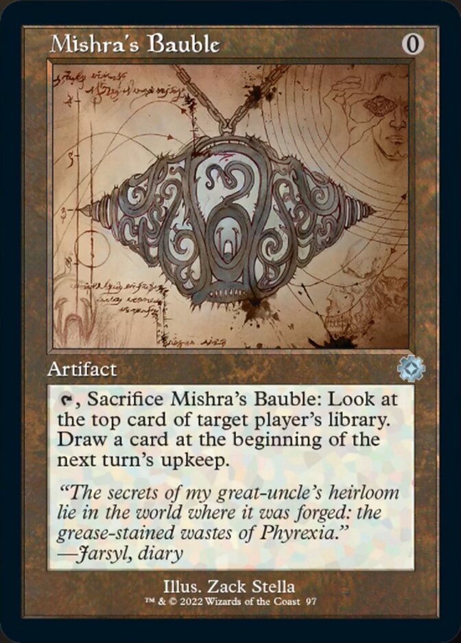 Mishra's Bauble (Retro Schematic) [The Brothers' War Retro Artifacts] [Foil]
