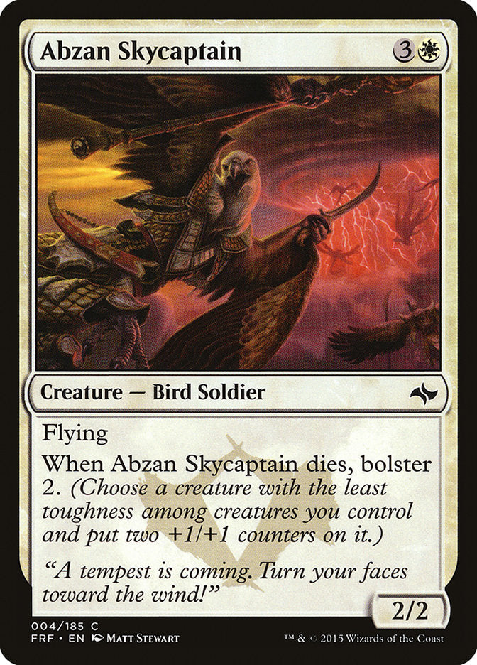 Abzan Skycaptain [Fate Reforged] [Foil]