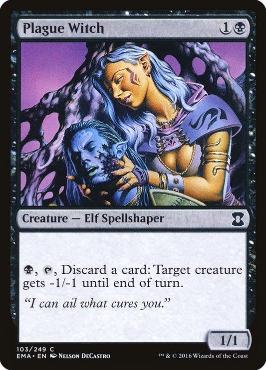 Plague Witch [Eternal Masters] [Foil]