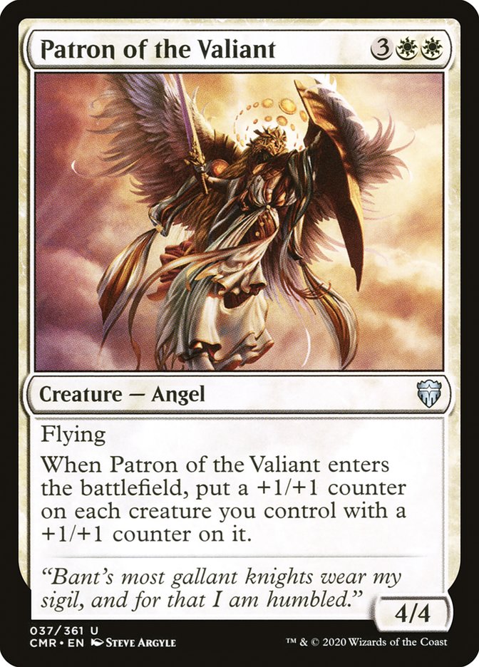 Patron of the Valiant [Commander Legends] [Foil]