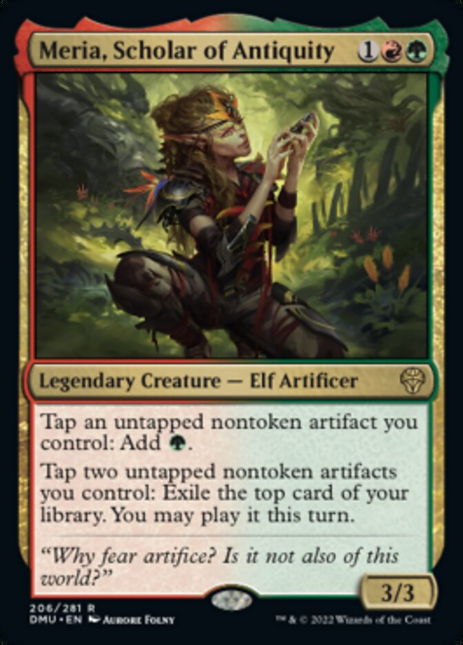Meria, Scholar of Antiquity [Dominaria United] [Foil]