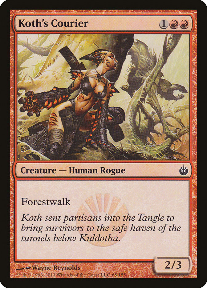 Koth's Courier [Mirrodin Besieged] [Foil]