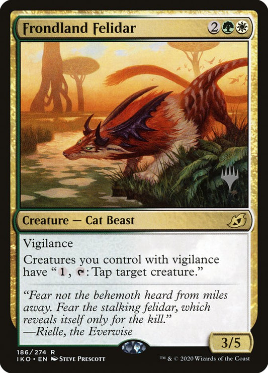 Frondland Felidar (Promo Pack) [Ikoria: Lair of Behemoths Promos] [Foil]