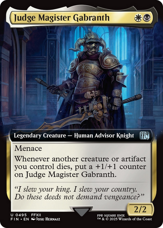 Judge Magister Gabranth (Extended Art) [FINAL FANTASY] [Foil]