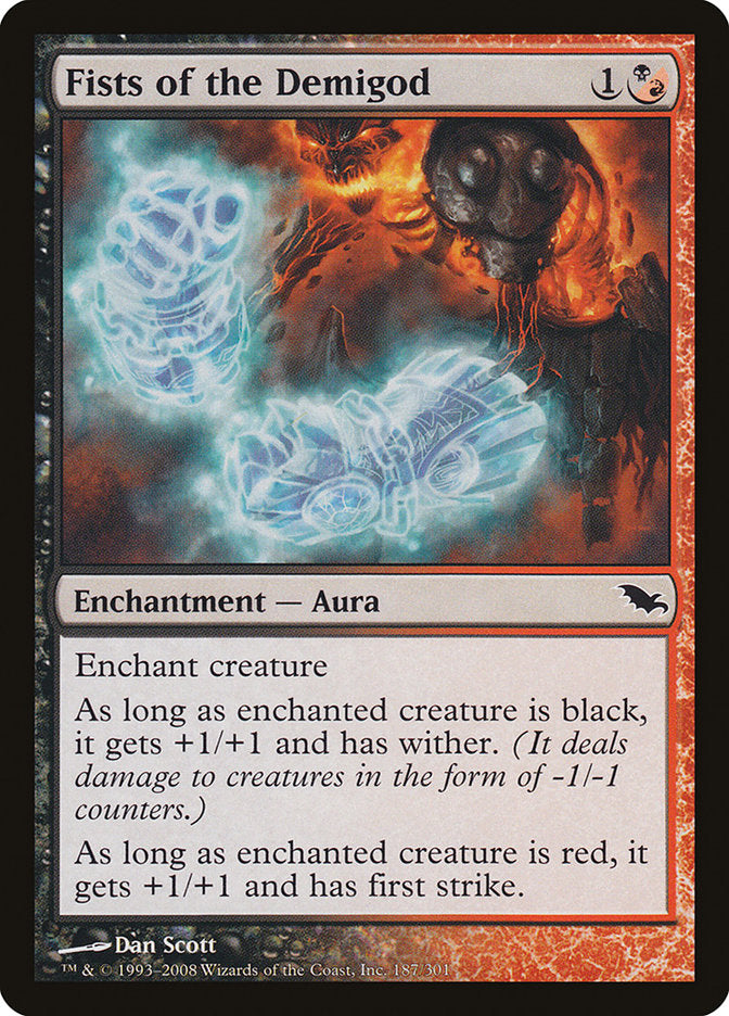 Fists of the Demigod [Shadowmoor] [Foil]