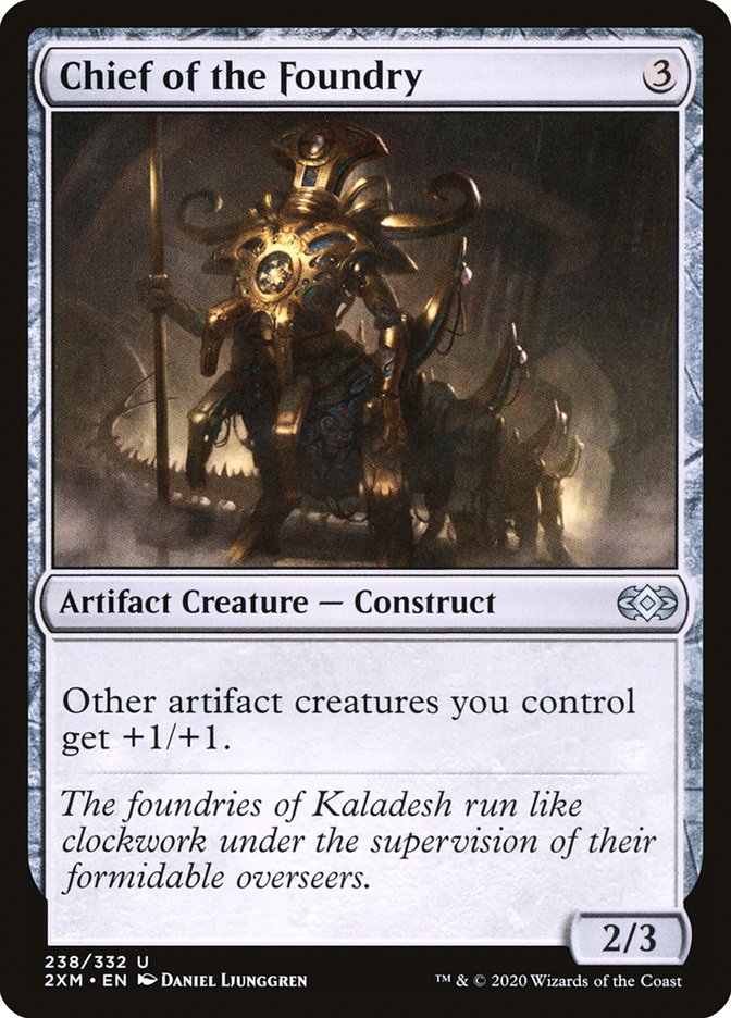 Chief of the Foundry [Double Masters] [Foil]