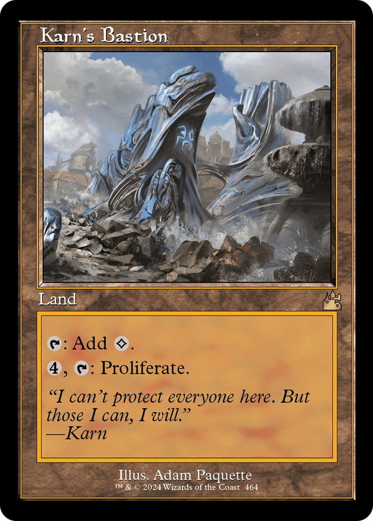 Karn's Bastion (Retro Frame) [Ravnica Remastered] [Foil]