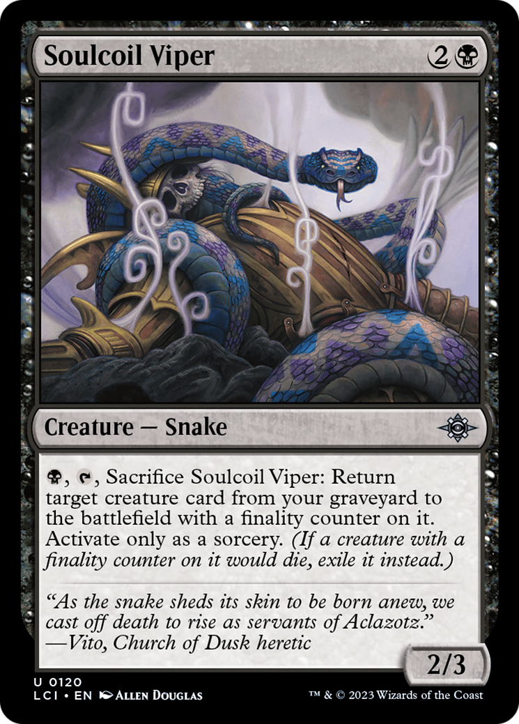 Soulcoil Viper [The Lost Caverns of Ixalan] [Foil]