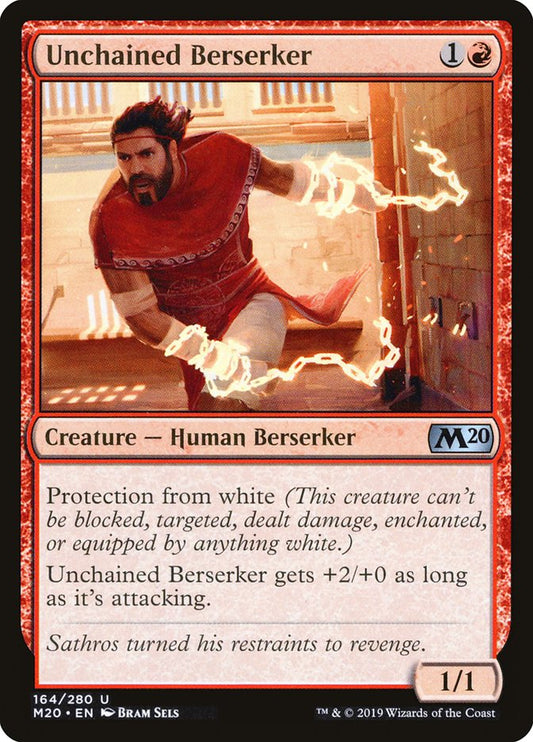 Unchained Berserker [Core Set 2020] [Foil]