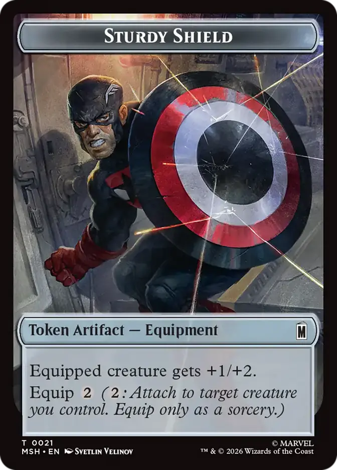 The Tiger God // Sturdy Shield Double-Sided Token [Marvel Super Heroes]