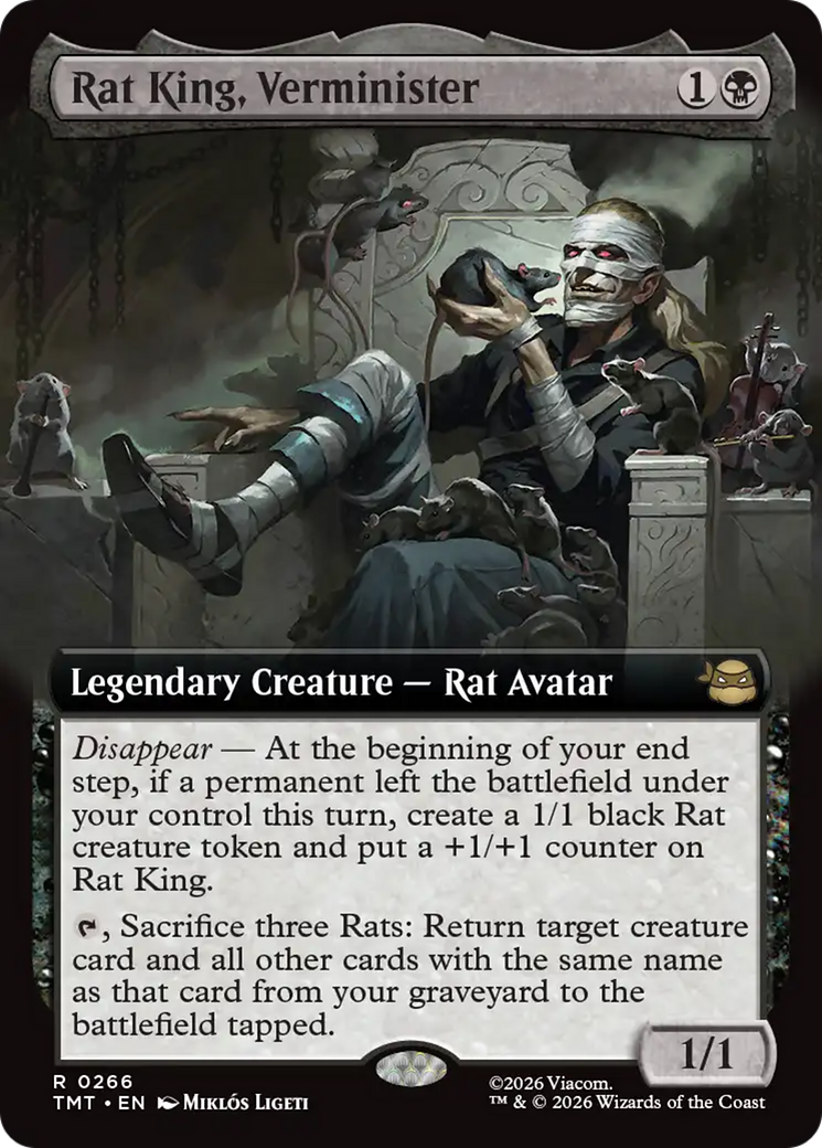 Rat King, Verminister (Extended Art) [Teenage Mutant Ninja Turtles] [Foil]