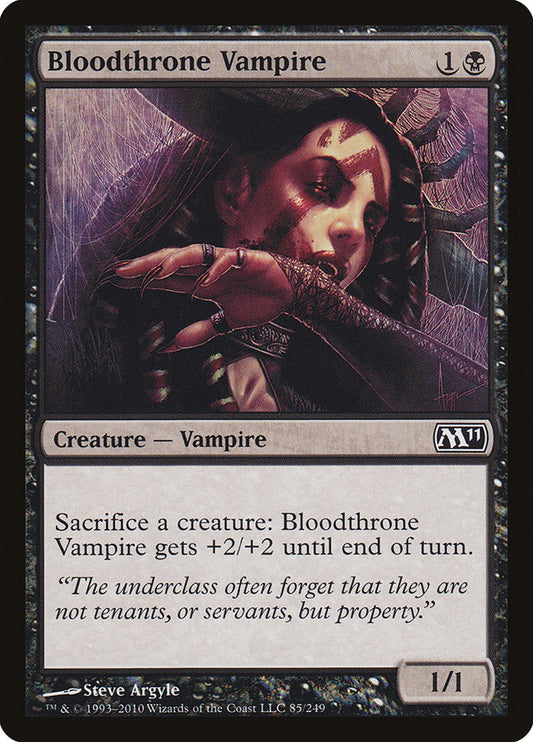 Bloodthrone Vampire [Core Set 2011] [Foil]