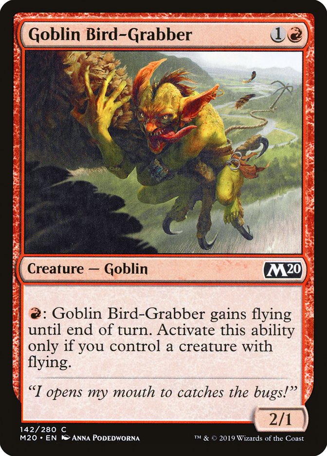 Goblin Bird-Grabber [Core Set 2020] [Foil]