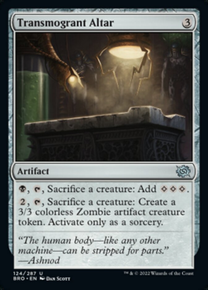 Transmogrant Altar [The Brothers' War] [Foil]