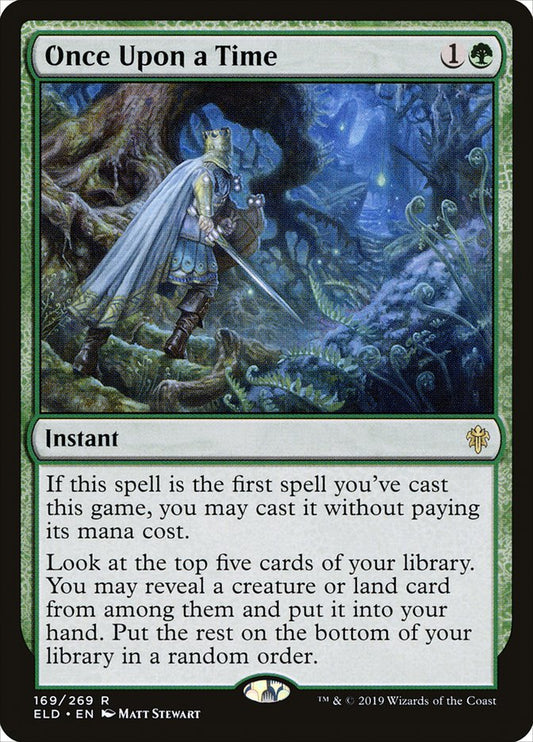 Once Upon a Time [Throne of Eldraine] [Foil]