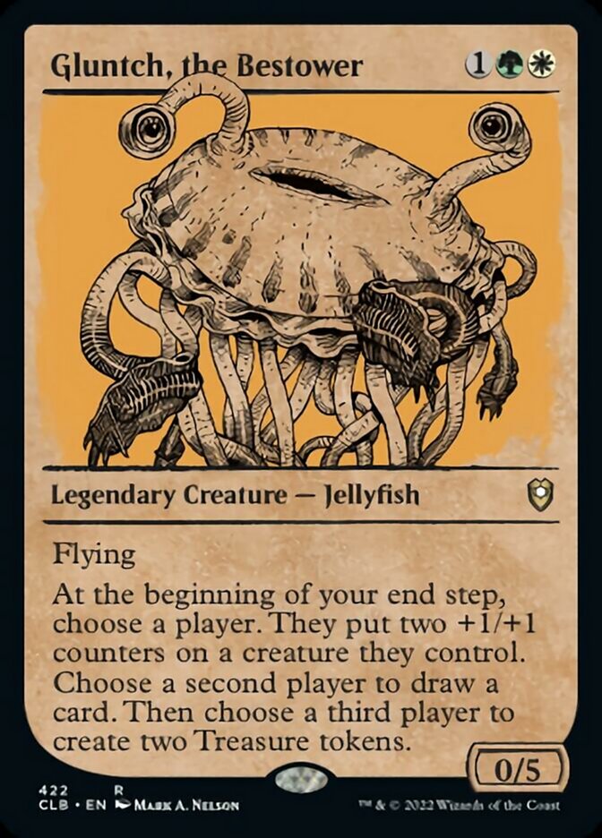 Gluntch, the Bestower (Showcase) [Commander Legends: Battle for Baldur's Gate] [Foil]