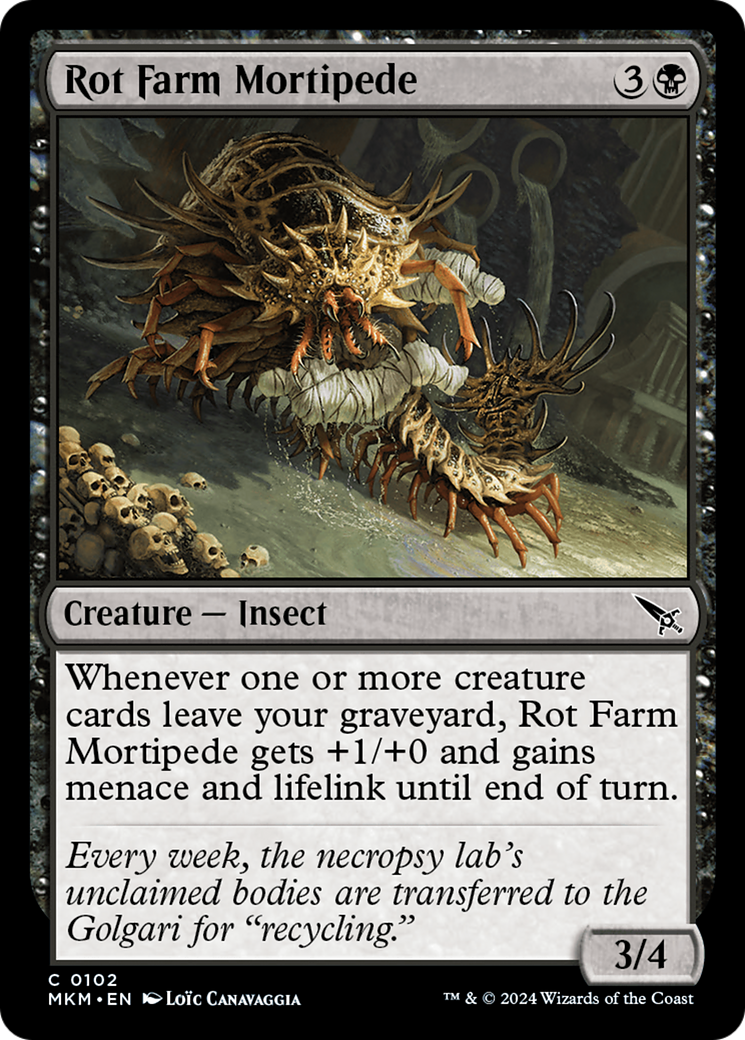 Rot Farm Mortipede [Murders at Karlov Manor] [Foil]