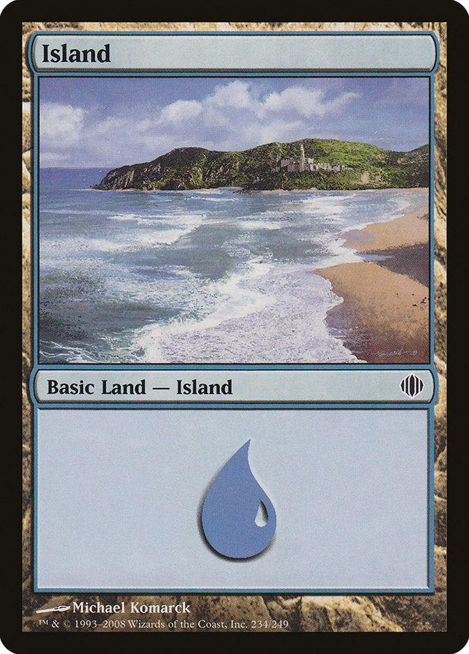 Island (234) [Shards of Alara] [Foil]