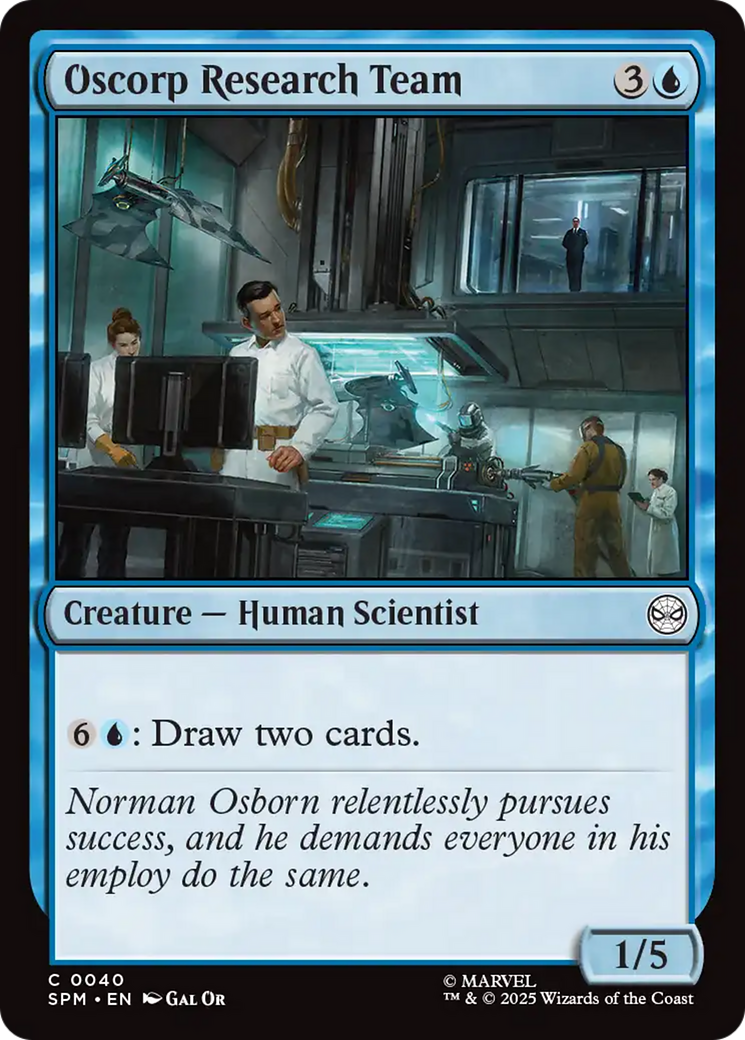 Oscorp Research Team [Marvel's Spider-Man] [Foil]
