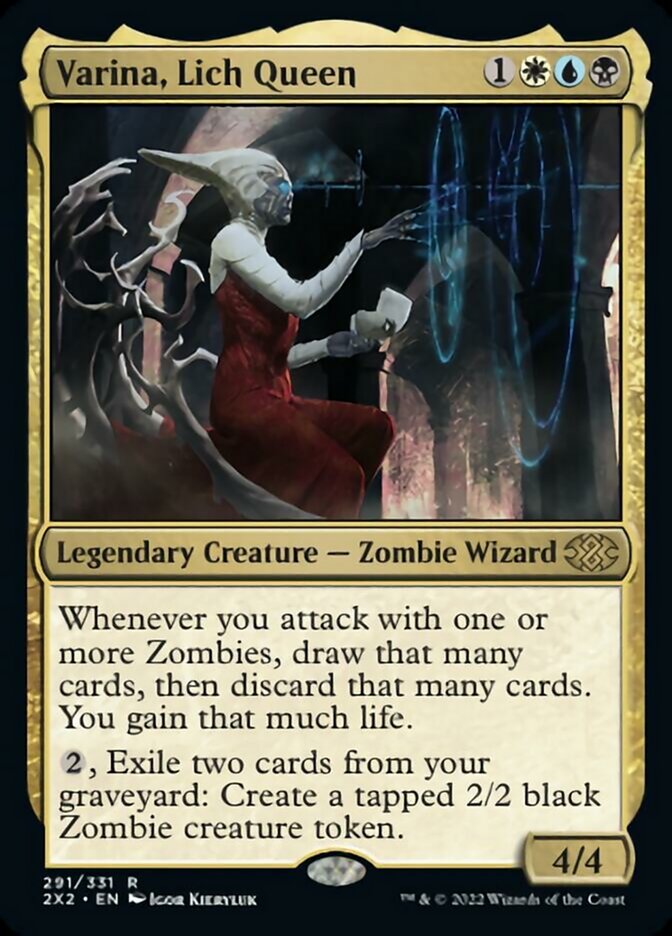 Varina, Lich Queen [Double Masters 2022] [Foil]