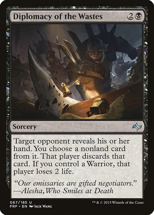 Diplomacy of the Wastes [Fate Reforged] [Foil]