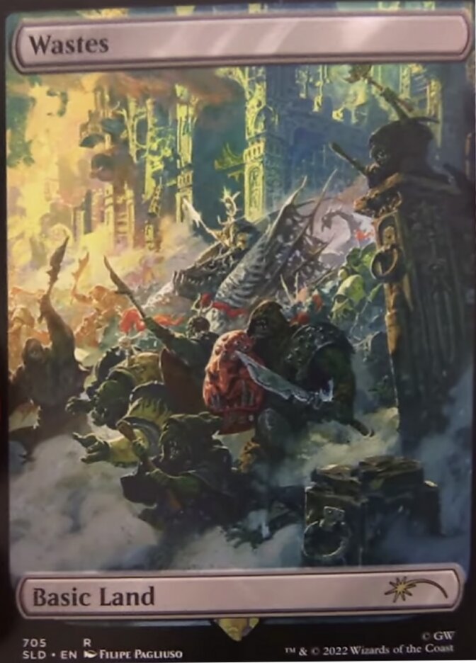 Wastes (705) (Extended Art) [Secret Lair Drop Promos] [Foil]
