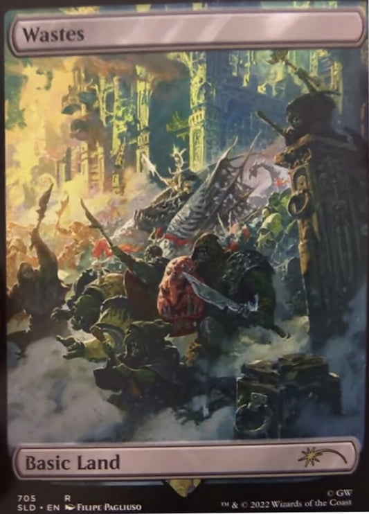 Wastes (705) (Extended Art) [Secret Lair Drop Promos] [Foil]