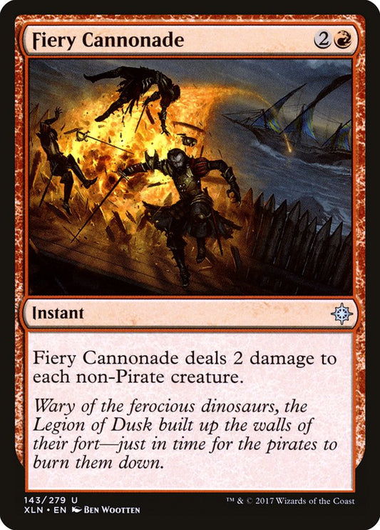 Fiery Cannonade [Ixalan] [Foil]