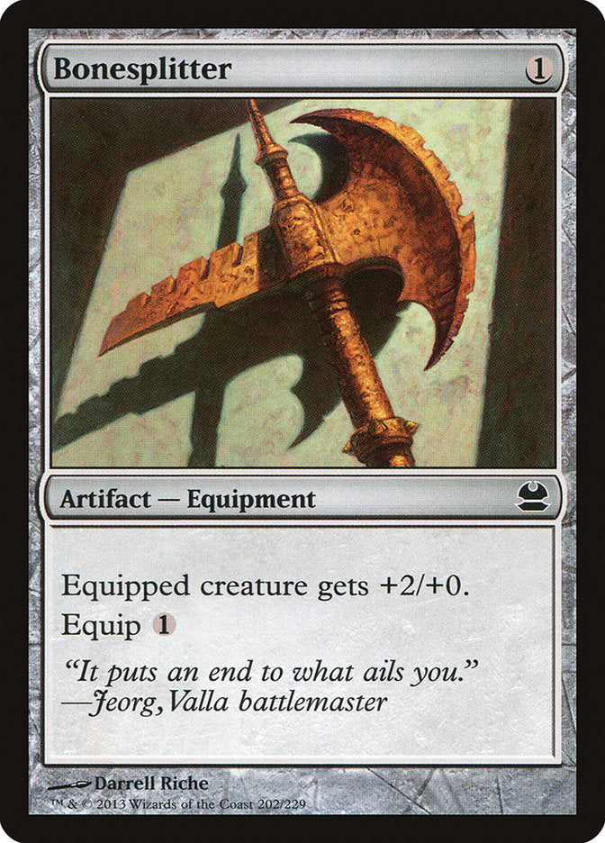 Bonesplitter [Modern Masters] [Foil]
