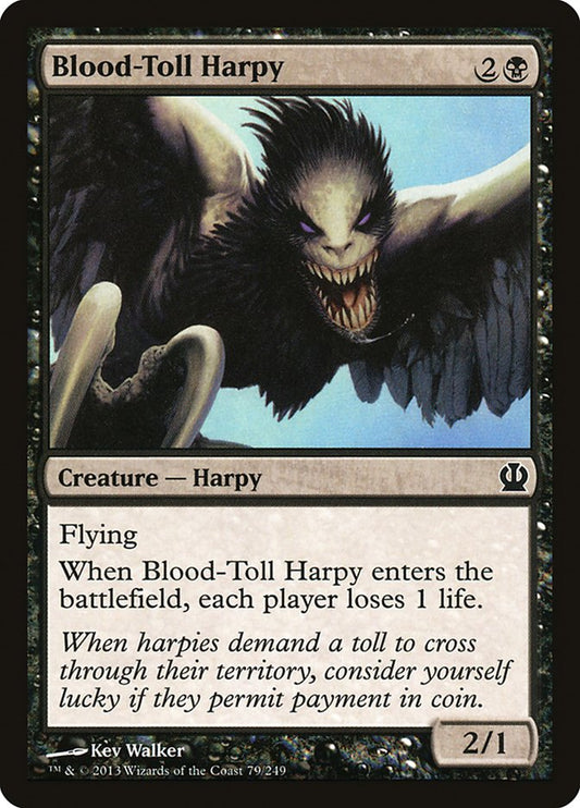 Blood-Toll Harpy [Theros] [Foil]
