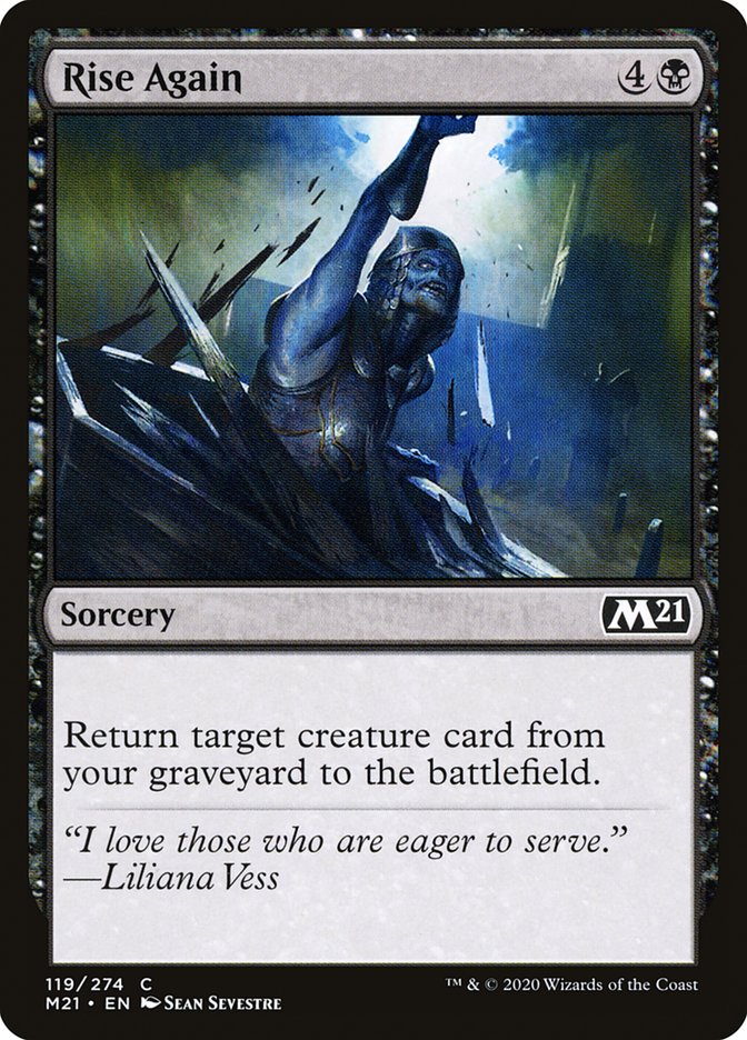 Rise Again [Core Set 2021] [Foil]