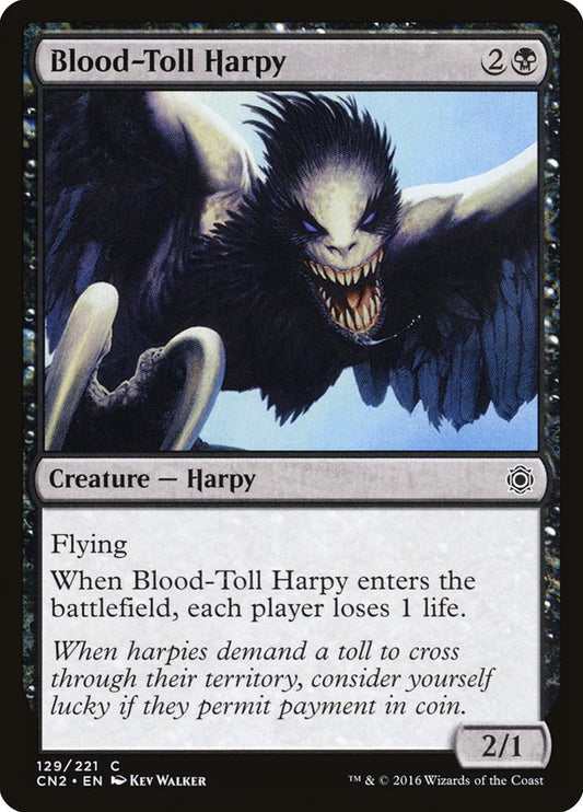 Blood-Toll Harpy [Conspiracy: Take the Crown] [Foil]