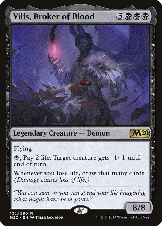 Vilis, Broker of Blood [Core Set 2020] [Foil]