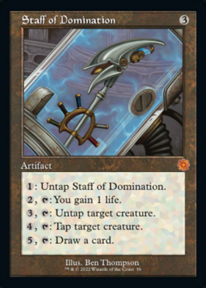 Staff of Domination (Retro) [The Brothers' War Retro Artifacts] [Foil]