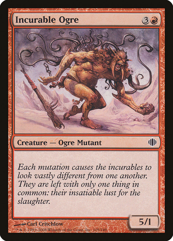 Incurable Ogre [Shards of Alara] [Foil]