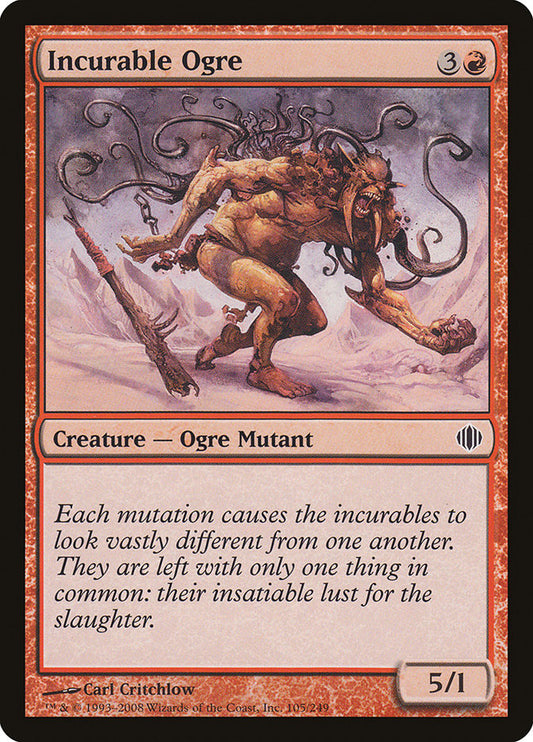 Incurable Ogre [Shards of Alara] [Foil]
