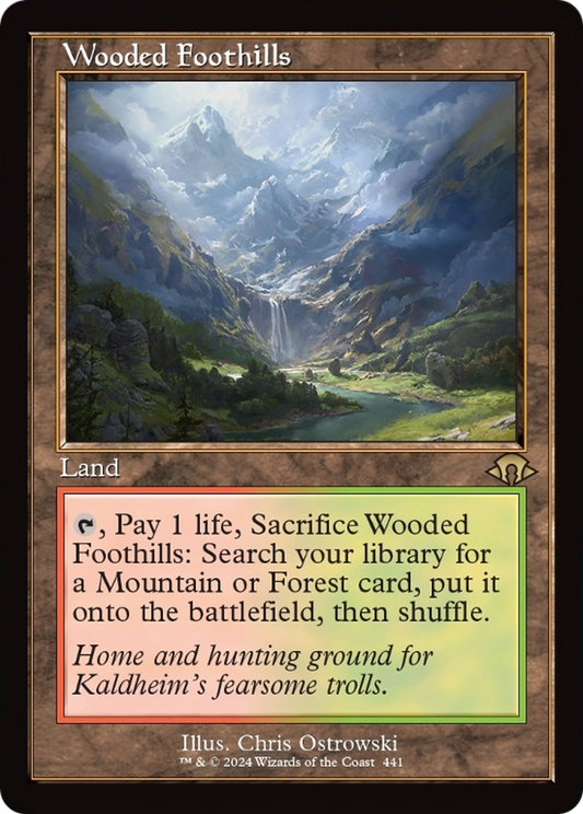 Wooded Foothills (Retro) [Modern Horizons 3] [Foil]