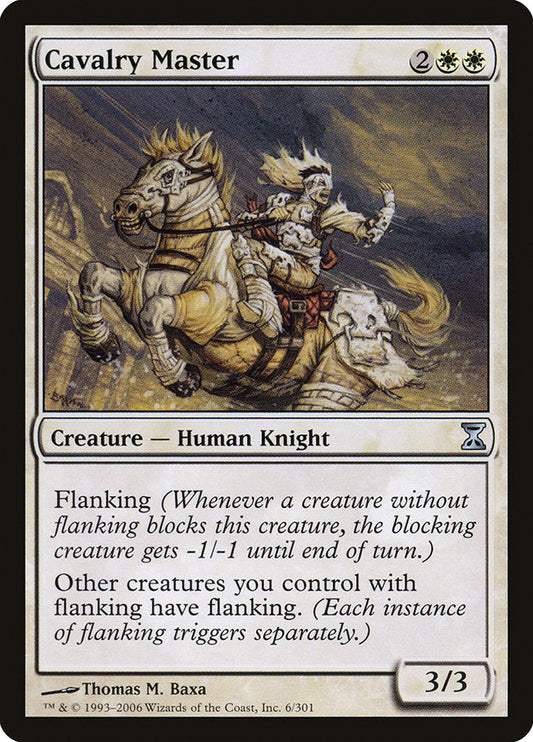 Cavalry Master [Time Spiral] [Foil]