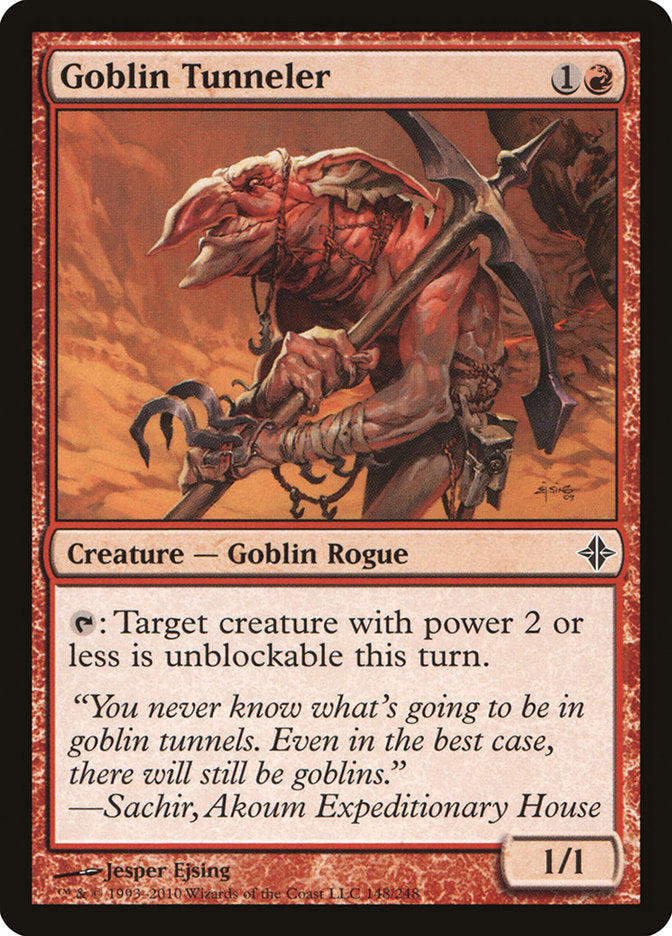 Goblin Tunneler [Rise of the Eldrazi] [Foil]