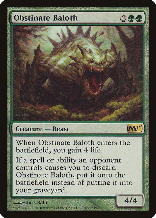 Obstinate Baloth [Core Set 2011] [Foil]