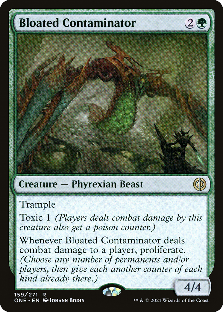 Bloated Contaminator [Phyrexia: All Will Be One] [Foil]