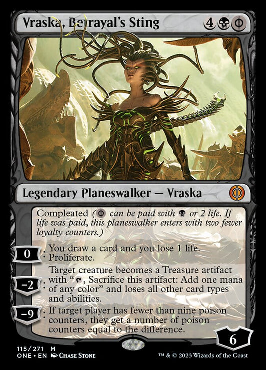 Vraska, Betrayal's Sting [Phyrexia: All Will Be One] [Foil]