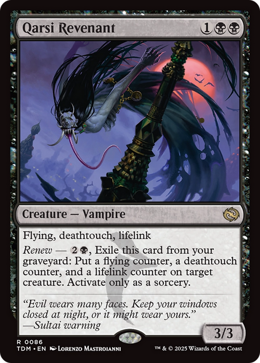 Qarsi Revenant [Tarkir: Dragonstorm] [Foil]