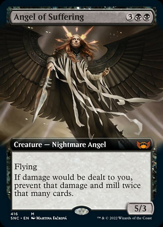 Angel of Suffering (Extended Art) [Streets of New Capenna] [Foil]
