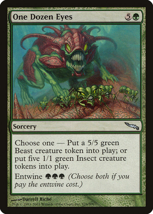 One Dozen Eyes [Mirrodin] [Foil]